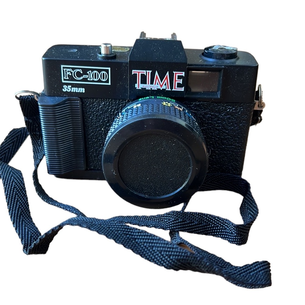 Vintage 80s Time Magazine FC-100 35mm camera UNTESTED